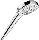 Hansgrohe White/Chrome Multi Function Hand Shower 