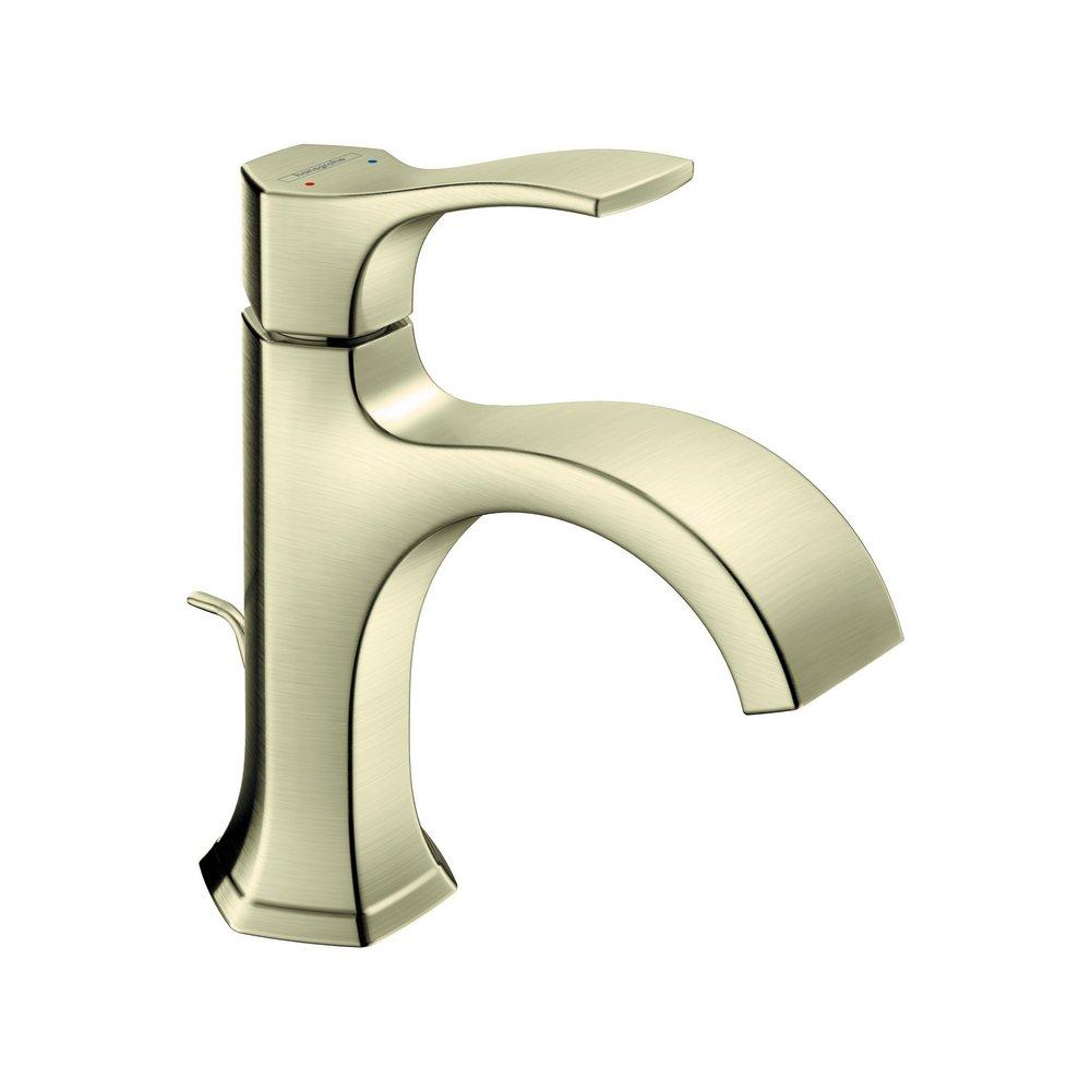 Hansgrohe Brushed Nickel Single Handle Bathroom Sink Faucet Lever Handle 
