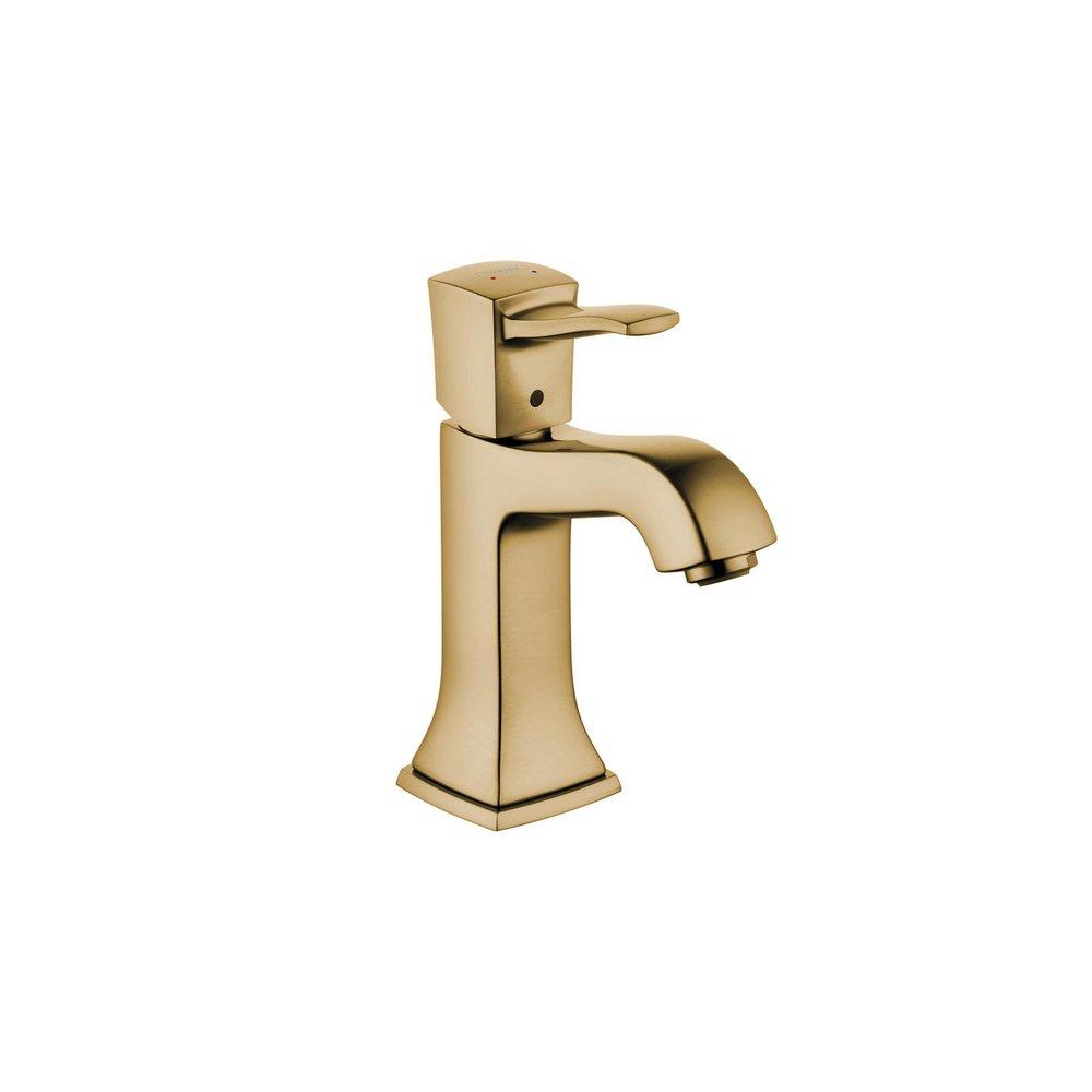 Hansgrohe Brushed Bronze Single Handle Monoblock Bathroom Sink Faucet 