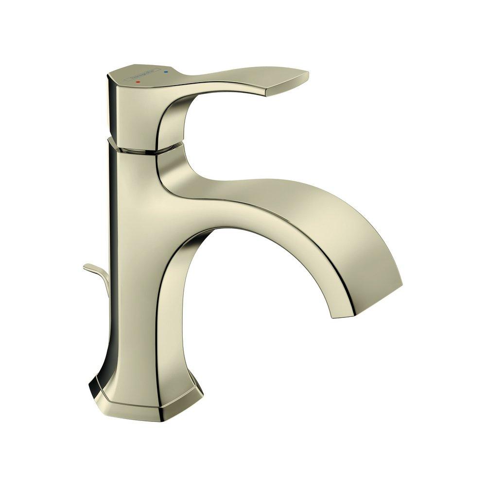 Hansgrohe Polished Nickel Single Handle Bathroom Sink Faucet Lever Handle 