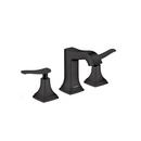 Two Handle Widespread Bathroom Sink Faucet in Matte Black