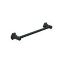 Hansgrohe Matte Black 18 in. Towel Bar 