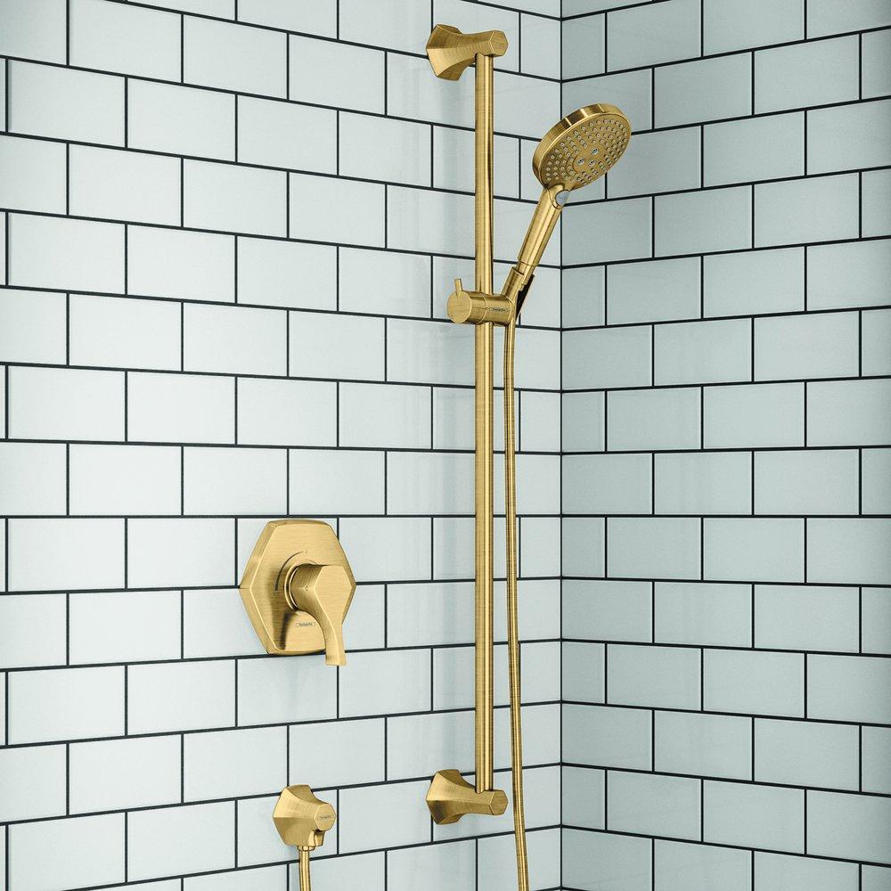 Hansgrohe Brushed Gold Optic 38-5/8 in. Shower Rail 