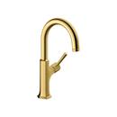 Single Handle Bar Faucet in Brushed Gold Optic