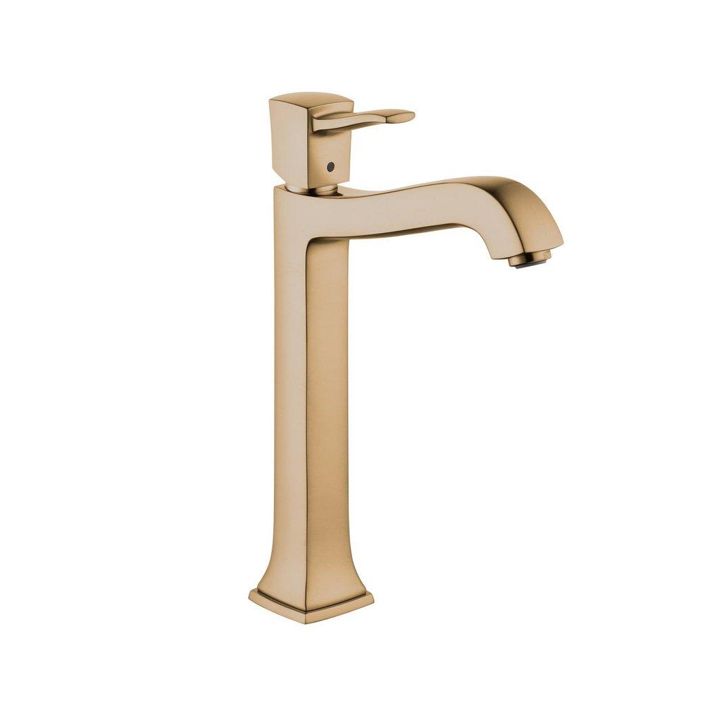 Hansgrohe Brushed Bronze Single Handle Monoblock Bathroom Sink Faucet 