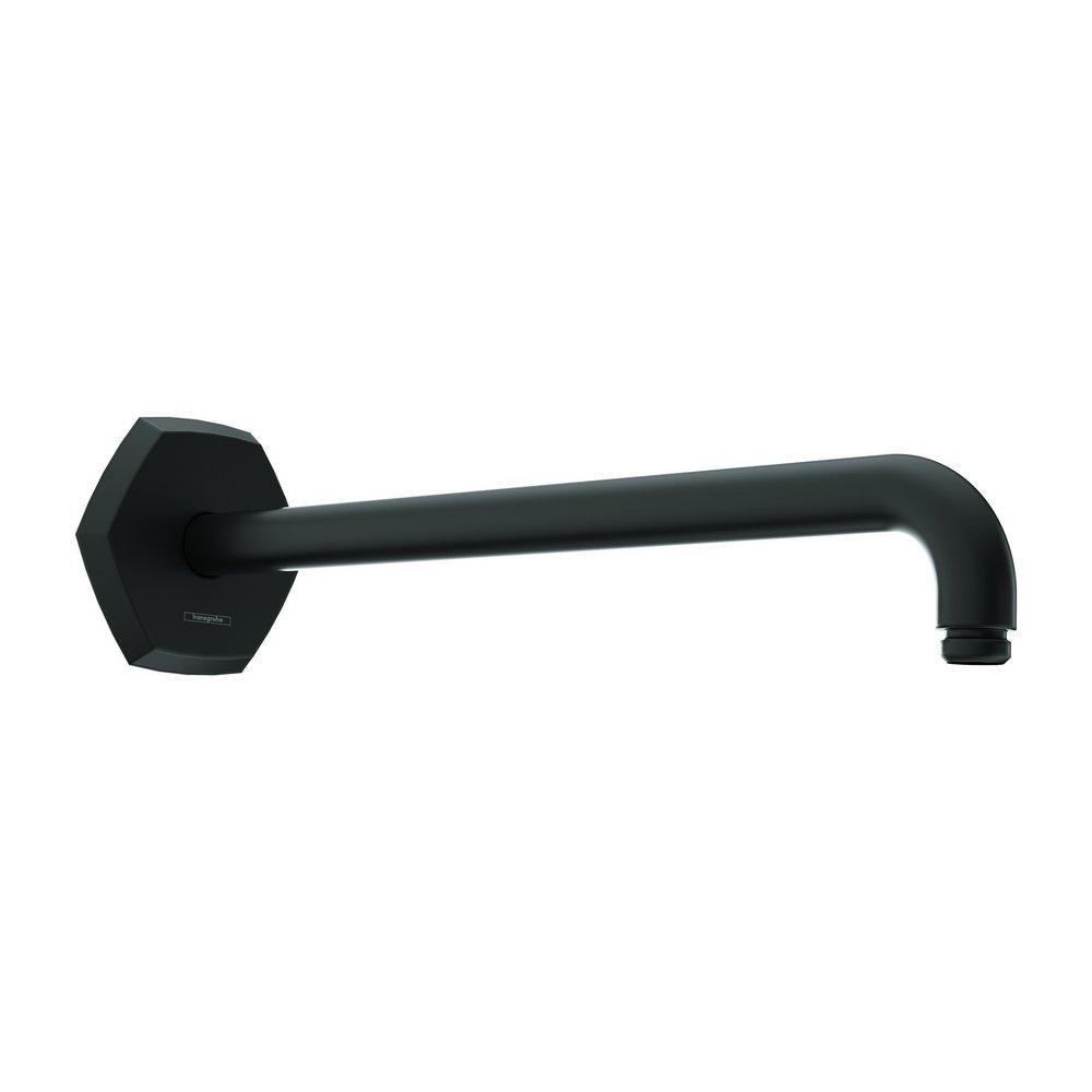 Hansgrohe Matte Black 1/2 x 15-19/50 in. NPT Brass Shower Arm 