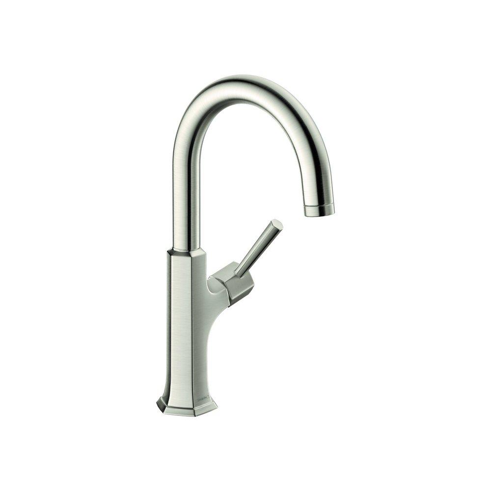 Hansgrohe Steel Optic Single Handle Lever Bar Faucet 