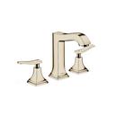Two Handle Widespread Bathroom Sink Faucet in Polished Nickel