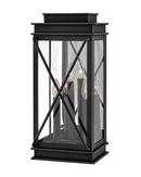 60W 3-Light 22 in. Outdoor Wall Sconce in Museum Black