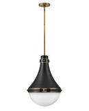 Hinkley Black 100W 1-Light Medium E-26 LED Pendant 