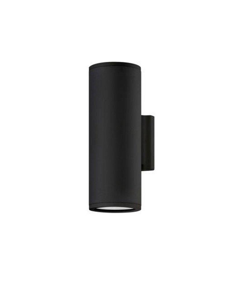 Hinkley Black 50W 2-Light 12 in. Outdoor Wall Sconce 
