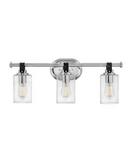 100W 2-Light Medium E-26 Vanity Fixture in Chrome