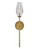 5W 1-Light 25 in. Wall Sconce in Heritage Brass