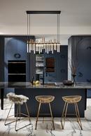 Fredrick Ramond Black 18 x 38-4/5 in. 56W 20-Light Integrated LED Modern Chandelier 