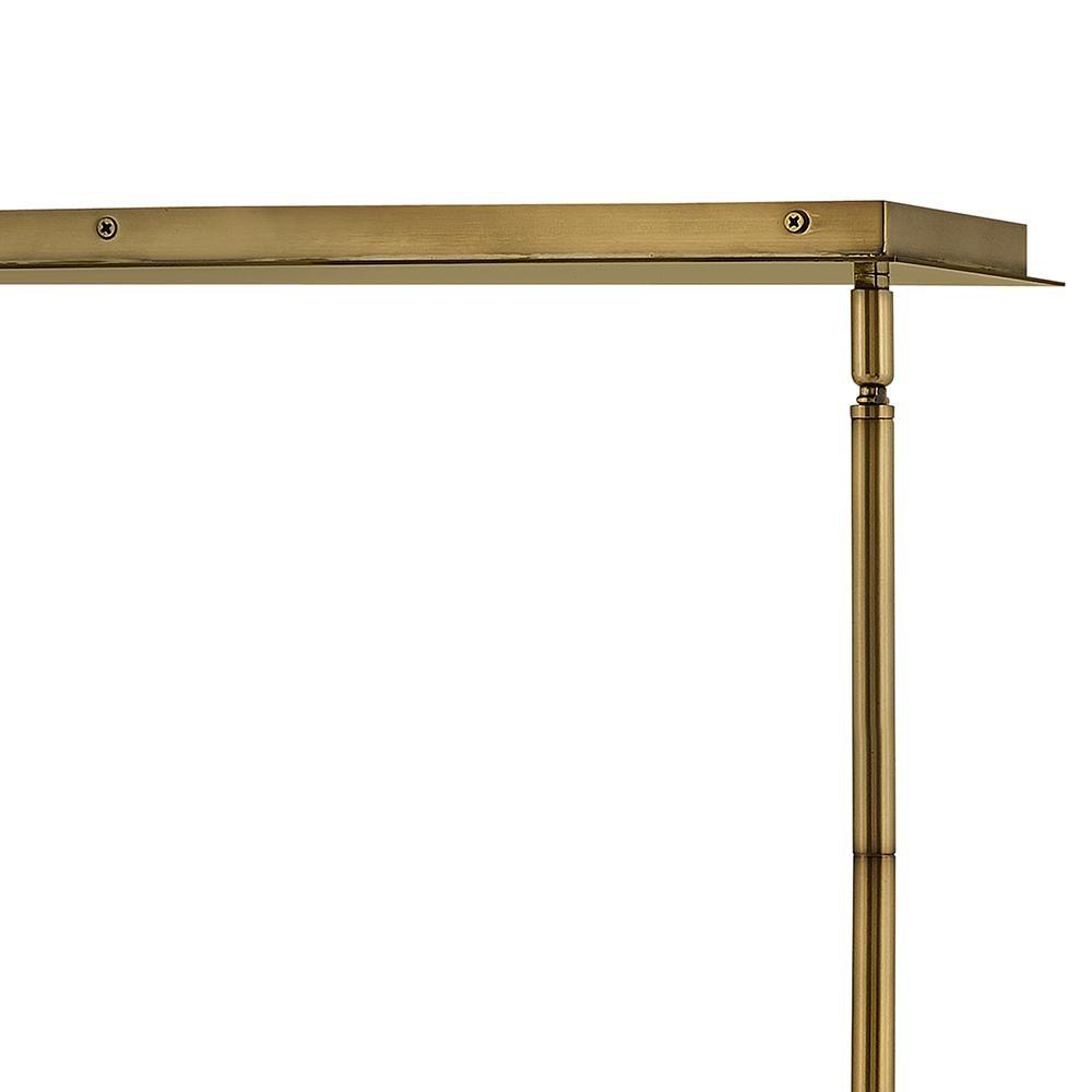 Hinkley Heritage Brass 14 x 46 in. 60W 1-Tier 8-Light LED Modern and Transitional Chandelier 