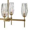 Hinkley Heritage Brass 14 x 46 in. 60W 1-Tier 8-Light LED Modern and Transitional Chandelier 