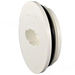 2 in. PVC DWV FLUSH CO PLG W/ O-RING