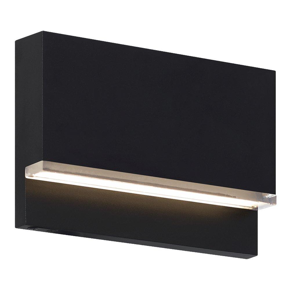 Visual Comfort & Co. Modern Black 12.1W 1-Light LED Step Light 