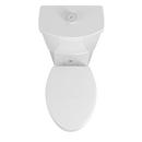 American Standard White 1.28 gpf Elongated Floor Mount Two Piece Toilet 