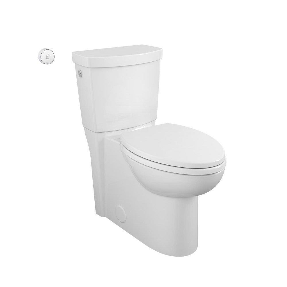 American Standard White 1.28 gpf Elongated Floor Mount Two Piece Toilet 