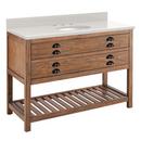 Signature Hardware Brown 48 in. Floor Mount Vanity 