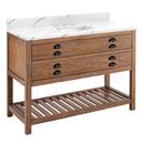 Signature Hardware Brown 48 in. Floor Mount Vanity 