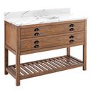 Signature Hardware Brown 48 in. Floor Mount Vanity 