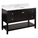 Signature Hardware Black 48 in. Floor Mount Vanity 