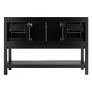 Signature Hardware Black 48 in. Floor Mount Vanity 