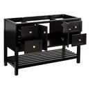 Signature Hardware Black 48 in. Floor Mount Vanity 