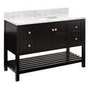 Signature Hardware Black 48 in. Floor Mount Vanity 