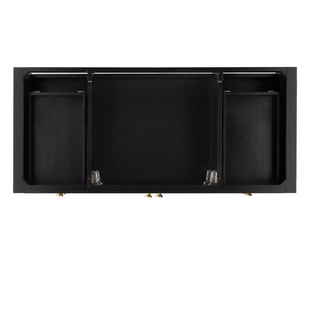 Signature Hardware Black 48 in. Floor Mount Vanity 