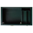 Signature Hardware Hunter Green/White Oak 36 in. Floor Mount Vanity 