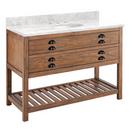 Signature Hardware Brown 48 in. Floor Mount Vanity 