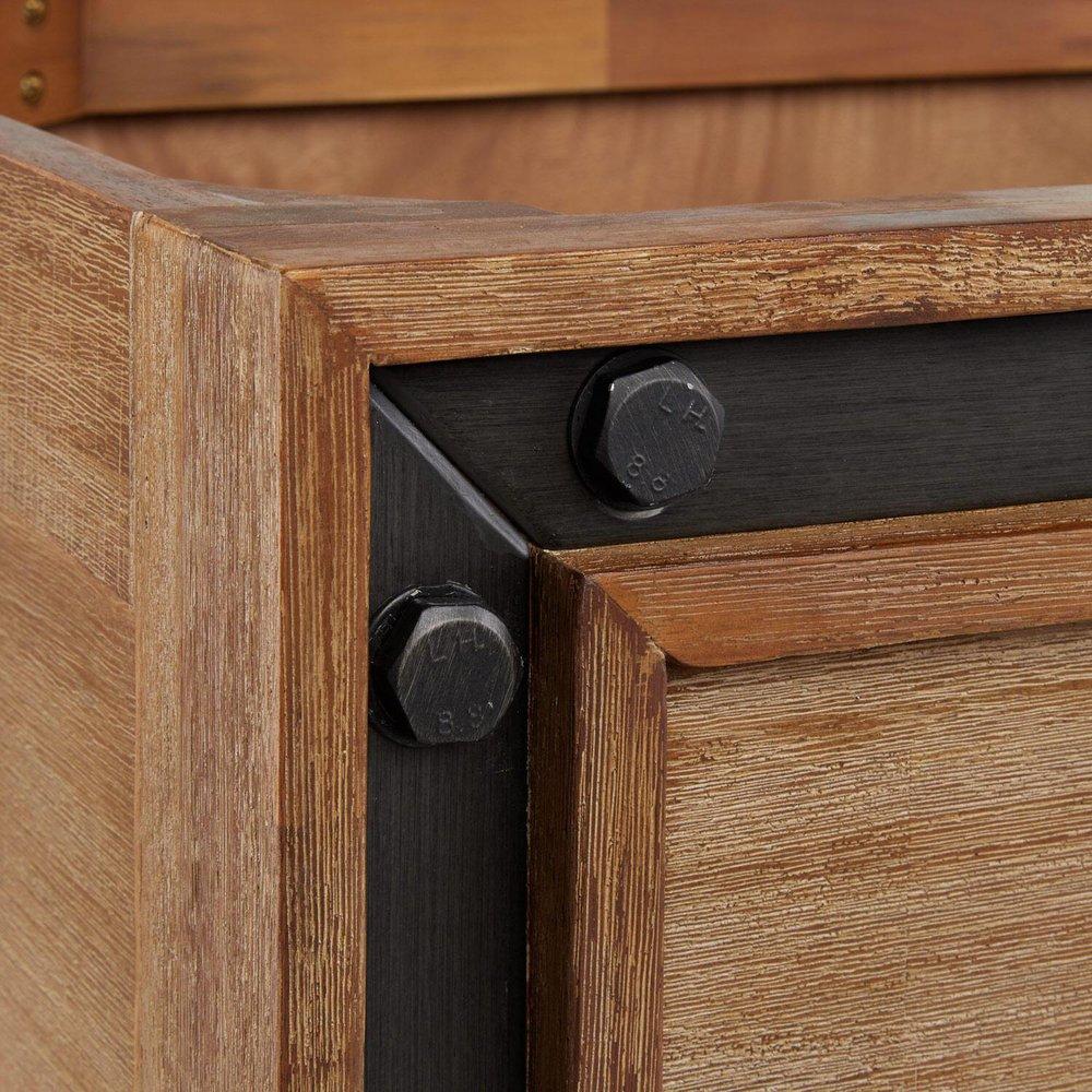 Signature Hardware Rustic Acacia 30 in. Floor Mount Vanity 