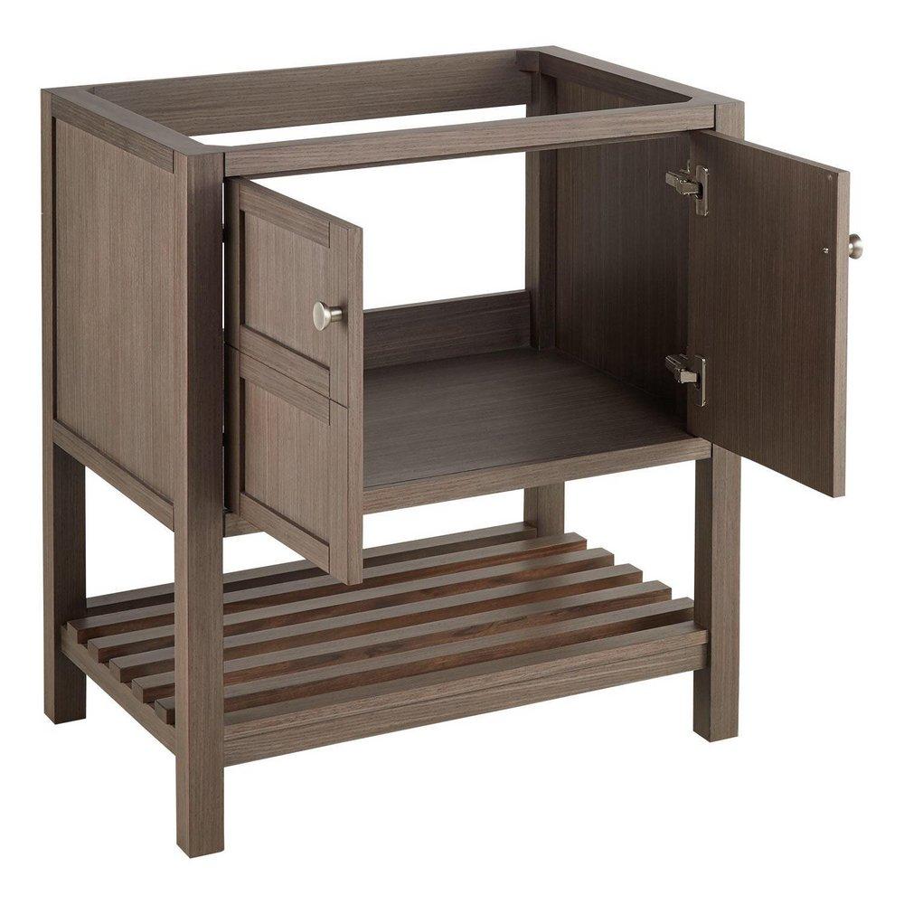 Signature Hardware Ash Brown 30 in. Floor Mount Vanity 