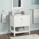 Signature Hardware Soft White 30 in. Floor Mount Vanity 