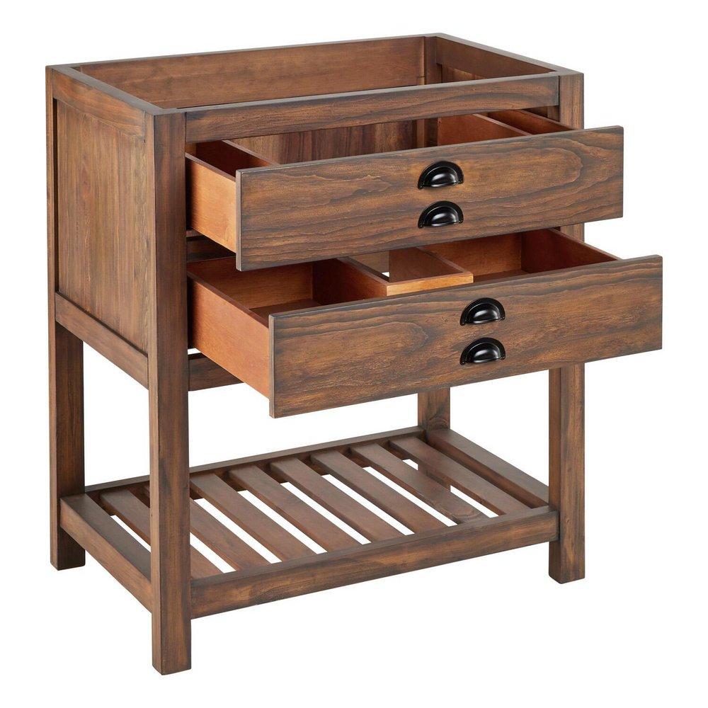 Signature Hardware Brown 30 in. Floor Mount Vanity 