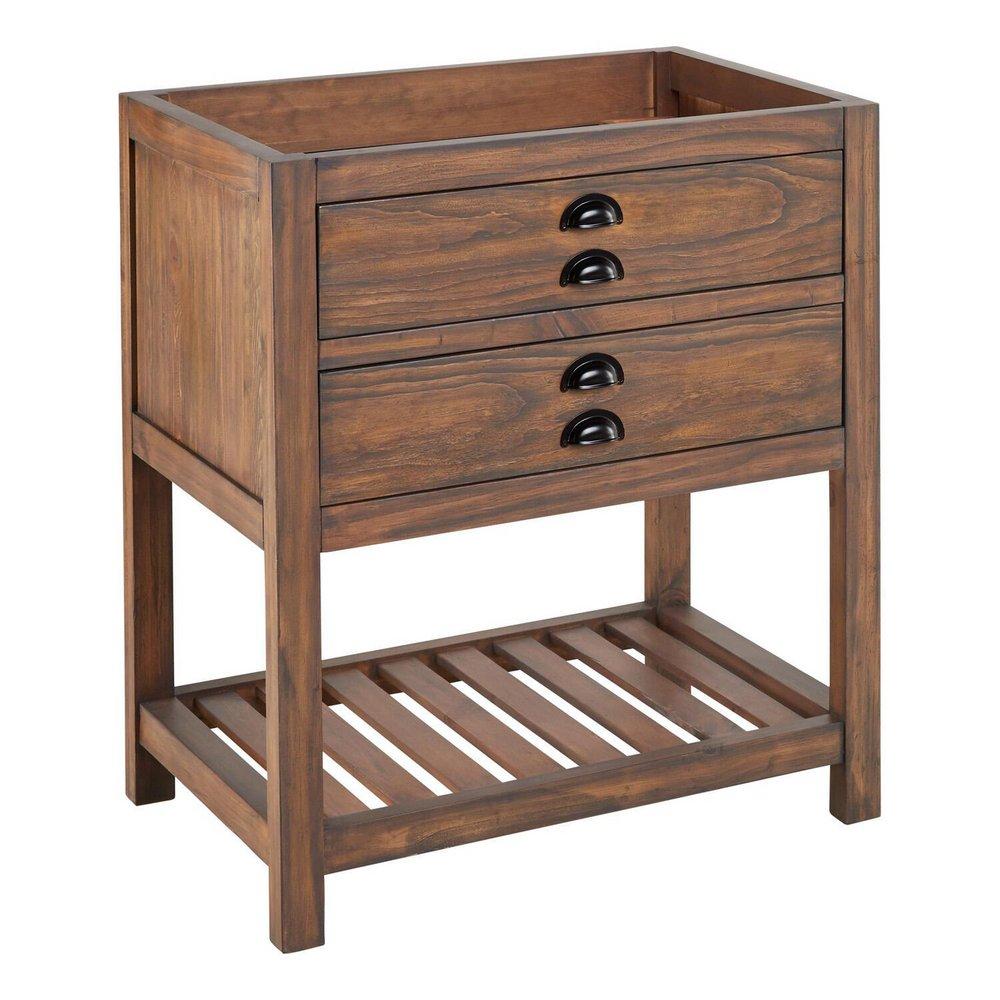 Signature Hardware Brown 30 in. Floor Mount Vanity 