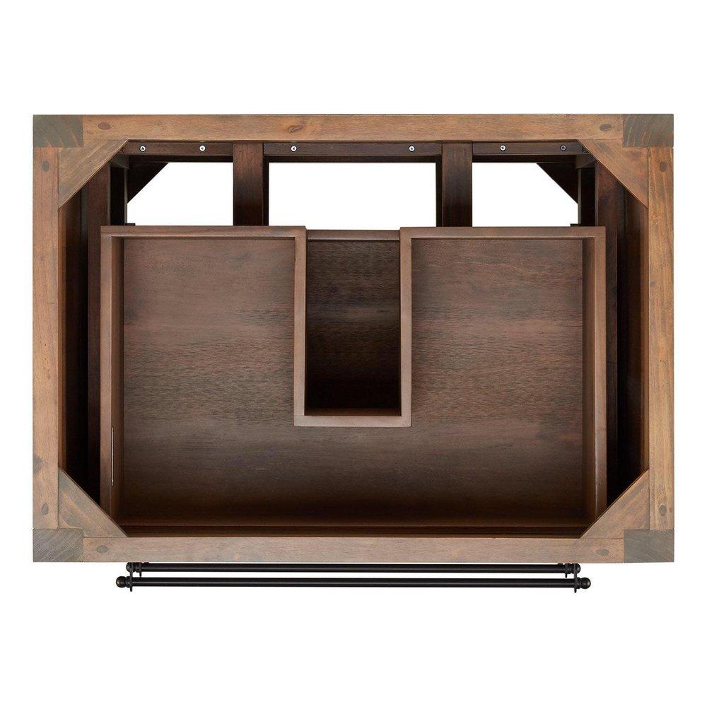 Signature Hardware Grey Wash 30 in. Floor Mount Vanity 