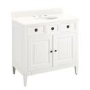 Signature Hardware White 36 in. Floor Mount Vanity 