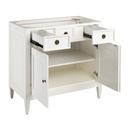 Signature Hardware White 36 in. Floor Mount Vanity 