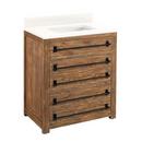 Signature Hardware Grey Wash 30 in. Floor Mount Vanity 
