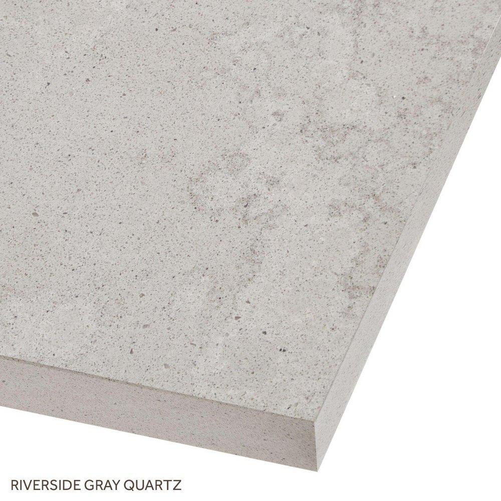 Signature Hardware Grey Wash 30 in. Floor Mount Vanity 