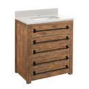 Signature Hardware Grey Wash 30 in. Floor Mount Vanity 