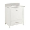 Signature Hardware Soft White 30 in. Floor Mount Vanity 