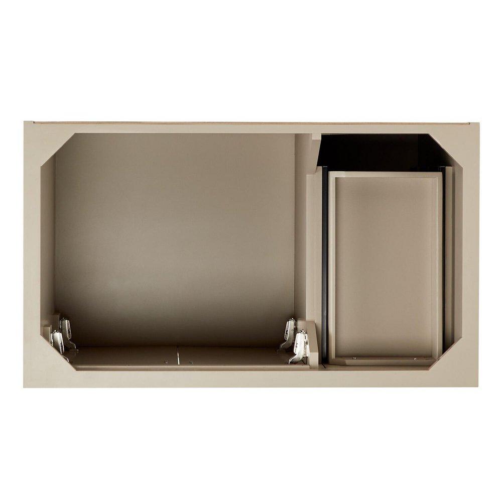 Signature Hardware Taupe 35-3/4 in. Floor Mount Vanity 