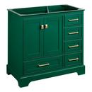 Signature Hardware Emerald Green 35-3/4 in. Floor Mount Vanity 