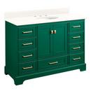 Signature Hardware Emerald Green 47-3/4 in. Floor Mount Vanity 