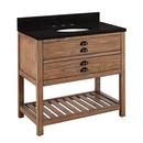 Signature Hardware Farmhouse Brown 36 in. Floor Mount Vanity 